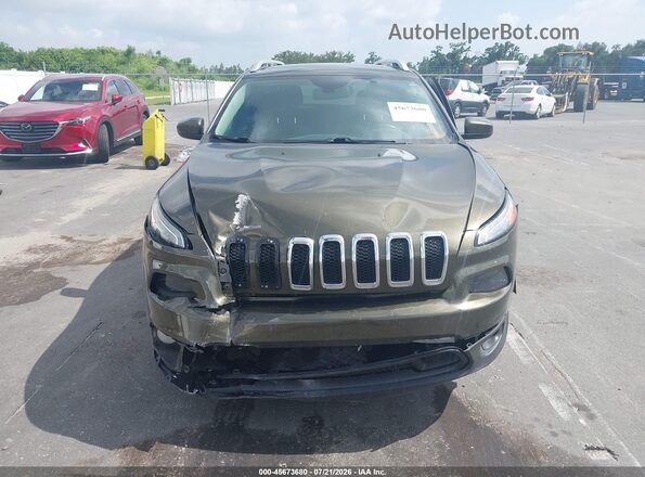 1C4PJMCB0GW117259 2016 JEEP CHEROKEE Green ხელსაწყოთა პანელის ხედი