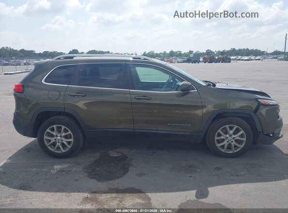 1C4PJMCB0GW117259 2016 JEEP CHEROKEE Green უკანა სალონის ხედი