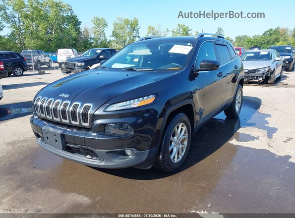 1C4PJMCB0GW163805 2016 JEEP CHEROKEE Black Przód lewy