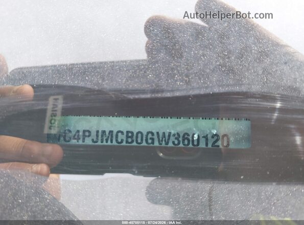 1C4PJMCB0GW360120 2016 JEEP CHEROKEE Gray Vista del compartimento del motor