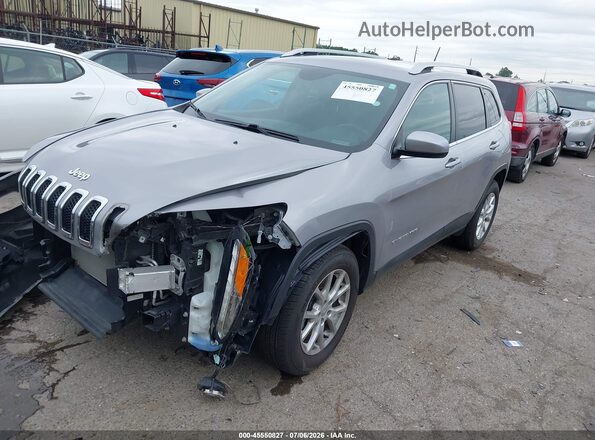 1C4PJMCB0JD559672 2018 JEEP CHEROKEE Gray Առջևի ձախ երեք քառորդ տեսարան