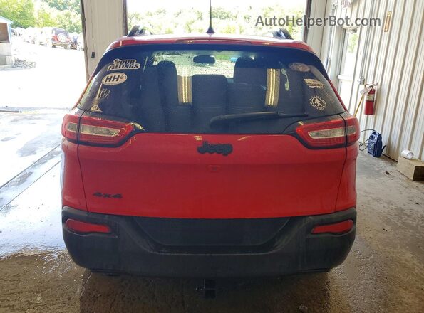 1C4PJMCB0JD603444 2018 JEEP CHEROKEE Red Հետևի տեսք