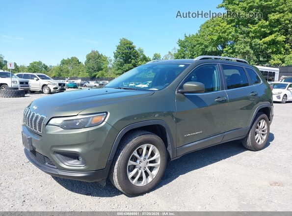 1C4PJMCB0KD343631 2019 JEEP CHEROKEE Green Vista tres cuartos delantera izquierda