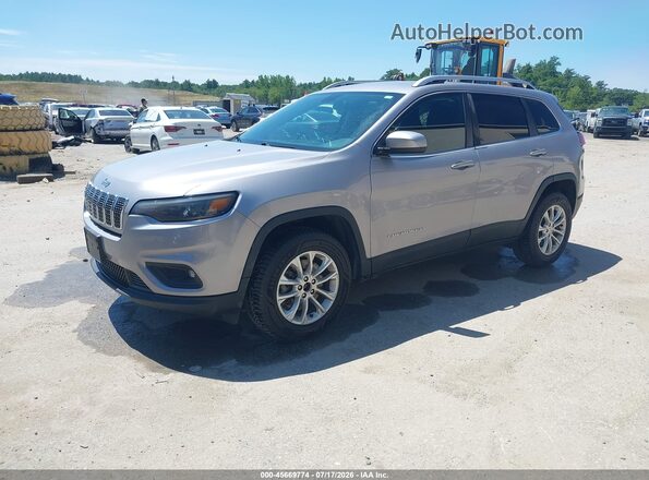 1C4PJMCB0KD429912 2019 JEEP CHEROKEE Silver წინა მარცხენა ხედი სამი მეოთხედიდან