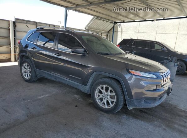 1C4PJMCB1HW631025 2017 JEEP CHEROKEE Коричневый Передняя правая четверть