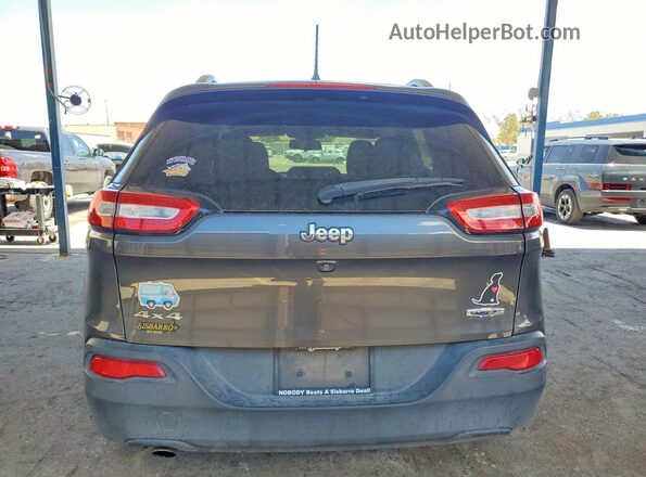 1C4PJMCB1HW631025 2017 JEEP CHEROKEE Коричневый Вид сзади