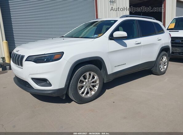 1C4PJMCB1KD429966 2019 JEEP CHEROKEE White წინა მარცხენა ხედი სამი მეოთხედიდან
