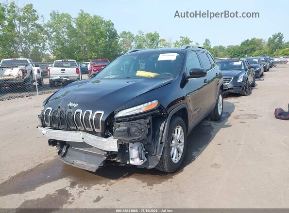 1C4PJMCB2HD217697 2017 JEEP CHEROKEE Black Առջևի ձախ երեք քառորդ տեսարան