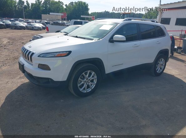 1C4PJMCB2JD528536 2018 JEEP CHEROKEE White წინა მარცხენა ხედი სამი მეოთხედიდან