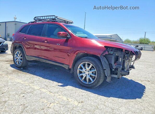 1C4PJMCB2JD609567 2018 JEEP CHEROKEE Burgundy Front right