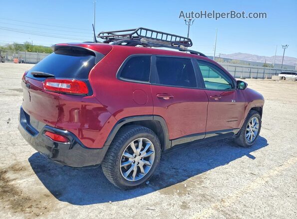 1C4PJMCB2JD609567 2018 JEEP CHEROKEE Burgundy Rear right