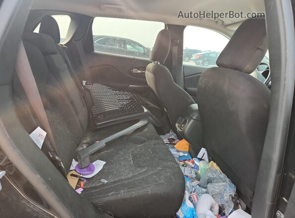 1C4PJMCB2KD252988 2019 JEEP CHEROKEE Black Rear interior view