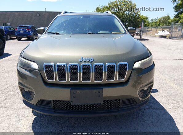 1C4PJMCB2KD343632 2019 JEEP CHEROKEE Green ხელსაწყოთა პანელის ხედი