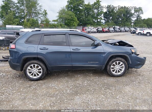 1C4PJMCB2LD512579 2020 JEEP CHEROKEE Синий Вид задней части салона