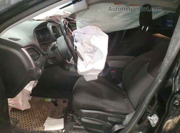 1C4PJMCB2LD576136 2020 JEEP CHEROKEE Black Вид салону спереду