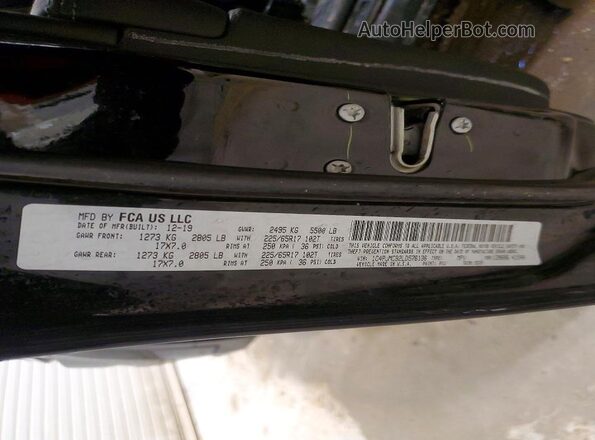 1C4PJMCB2LD576136 2020 JEEP CHEROKEE Black Панорамний вид салону 360°
