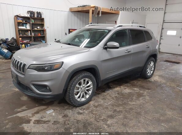 1C4PJMCB3KD440449 2019 JEEP CHEROKEE Silver Առջևի ձախ երեք քառորդ տեսարան