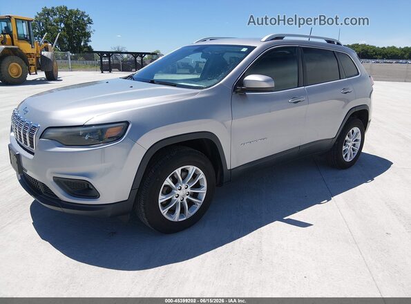1C4PJMCB3KD449460 2019 JEEP CHEROKEE Silver Առջևի ձախ երեք քառորդ տեսարան