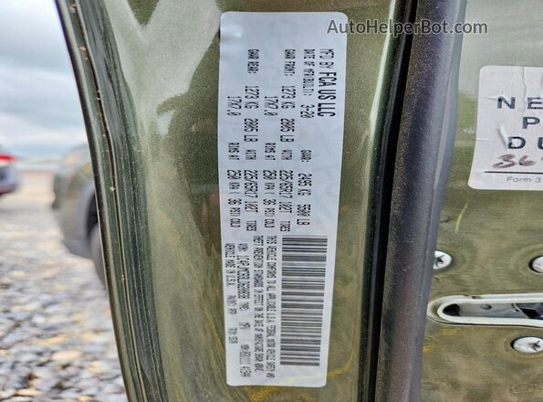 1C4PJMCB3LD620838 2020 JEEP CHEROKEE Green Вид наклейки з VIN-кодом