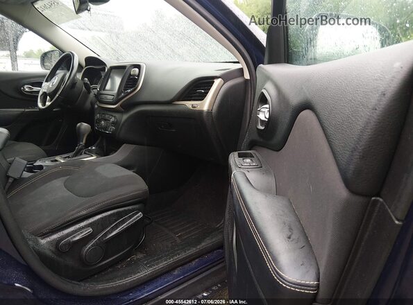 1C4PJMCB4GW338198 2016 JEEP CHEROKEE Dark Blue წინა სალონის ხედი