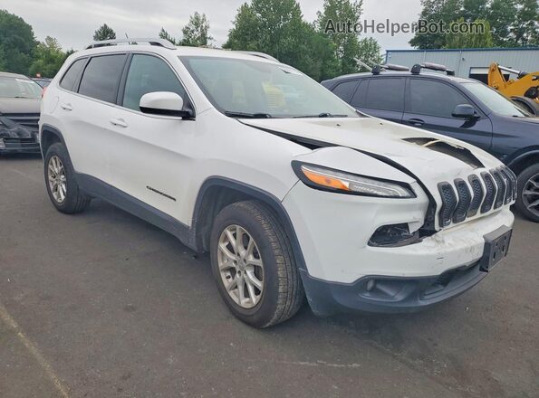 1C4PJMCB4JD578676 2018 JEEP CHEROKEE White Przód prawy