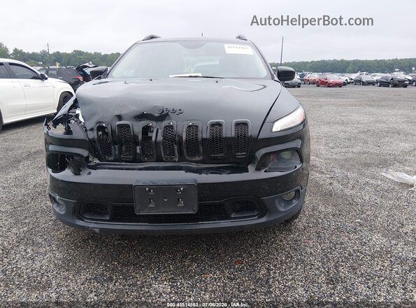 1C4PJMCB4JD586065 2018 JEEP CHEROKEE Black Вид щитка приладів