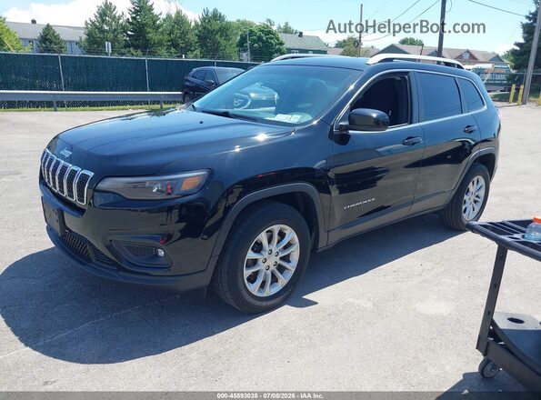1C4PJMCB4KD153685 2019 JEEP CHEROKEE Black Vista tres cuartos delantera izquierda