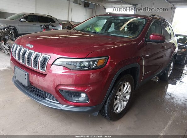1C4PJMCB4KD343616 2019 JEEP CHEROKEE Red წინა მარცხენა ხედი სამი მეოთხედიდან