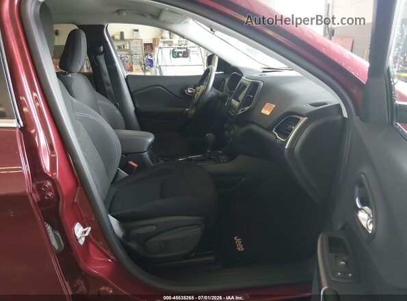 1C4PJMCB4KD343616 2019 JEEP CHEROKEE Red წინა სალონის ხედი