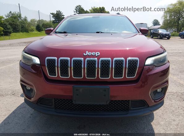 1C4PJMCB4KD343616 2019 JEEP CHEROKEE Red ხელსაწყოთა პანელის ხედი