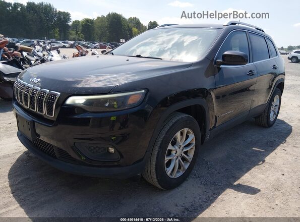 1C4PJMCB4KD346693 2019 JEEP CHEROKEE Black წინა მარცხენა ხედი სამი მეოთხედიდან