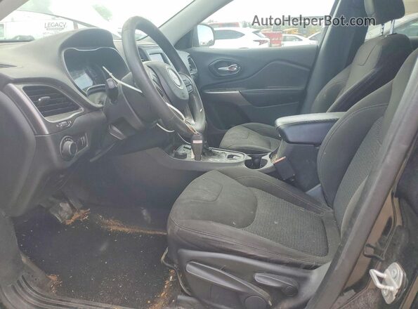 1C4PJMCB4LD650379 2020 JEEP CHEROKEE Black Front interior view