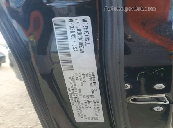 1C4PJMCB4LD650379 2020 JEEP CHEROKEE Black VIN sticker view