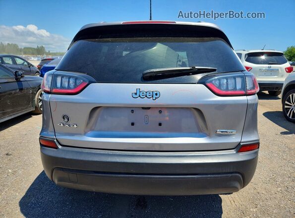 1C4PJMCB4MD126151 2021 JEEP CHEROKEE Silver უკანა ხედი