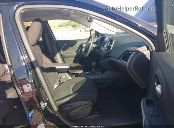 1C4PJMCB4MD166147 2021 JEEP CHEROKEE Black Widok wnętrza z przodu