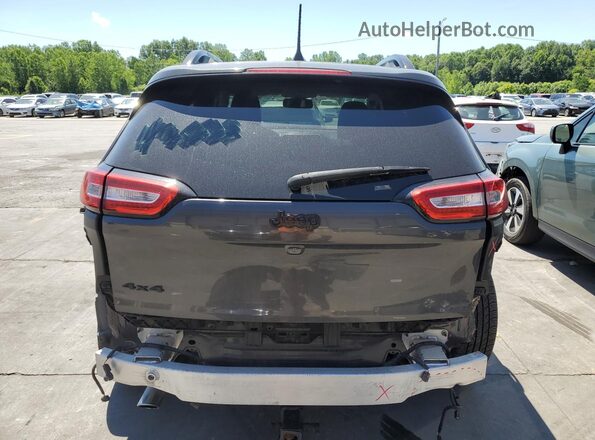 1C4PJMCB5GW218605 2016 JEEP CHEROKEE Charcoal Rear view