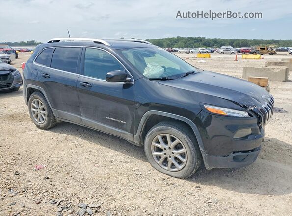 1C4PJMCB5HW544843 2017 JEEP CHEROKEE Черный Передняя правая четверть