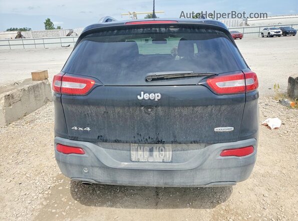 1C4PJMCB5HW544843 2017 JEEP CHEROKEE Черный Вид сзади