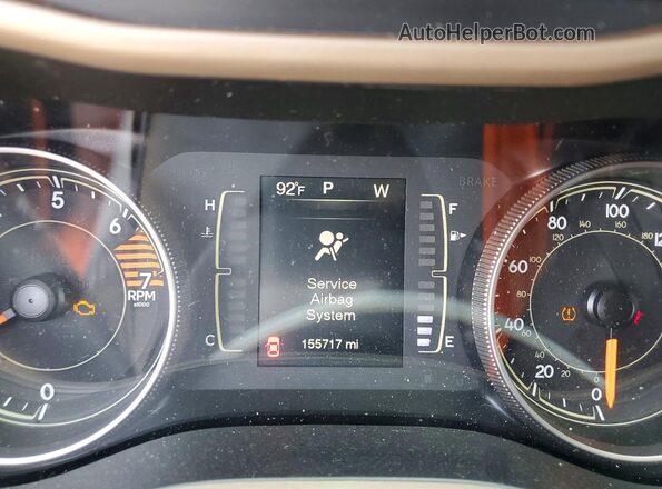 1C4PJMCB5HW544843 2017 JEEP CHEROKEE Черный Вид щитка приборов