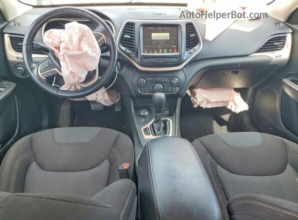 1C4PJMCB5HW544843 2017 JEEP CHEROKEE Черный Вид панели приборов