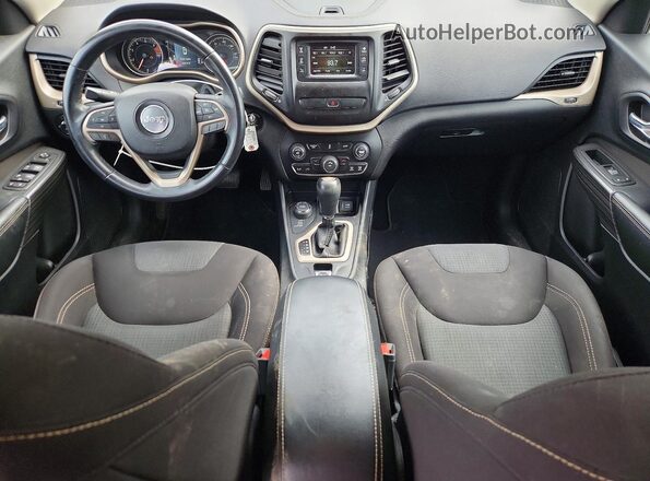 1C4PJMCB5HW545359 2017 JEEP CHEROKEE Gray Widok deski rozdzielczej