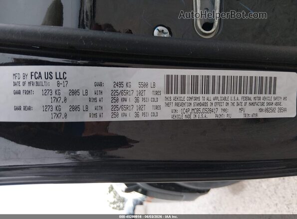 1C4PJMCB5JD528417 2018 JEEP CHEROKEE Black Engine compartment view