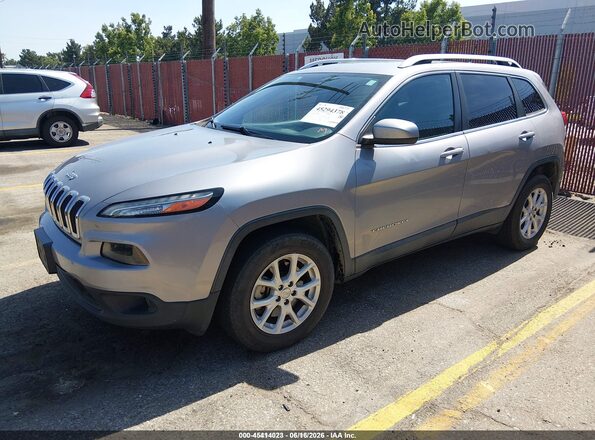 1C4PJMCB5JD528529 2018 JEEP CHEROKEE Gray წინა მარცხენა ხედი სამი მეოთხედიდან