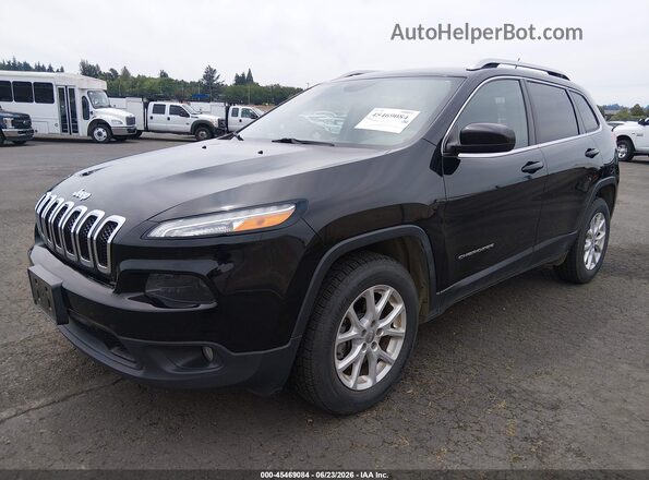 1C4PJMCB5JD535352 2018 JEEP CHEROKEE Black Առջևի ձախ երեք քառորդ տեսարան