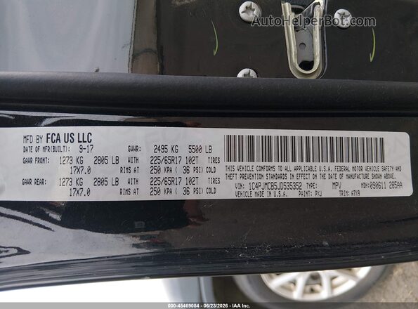 1C4PJMCB5JD535352 2018 JEEP CHEROKEE Black Շարժիչի բաժամունքի տեսք