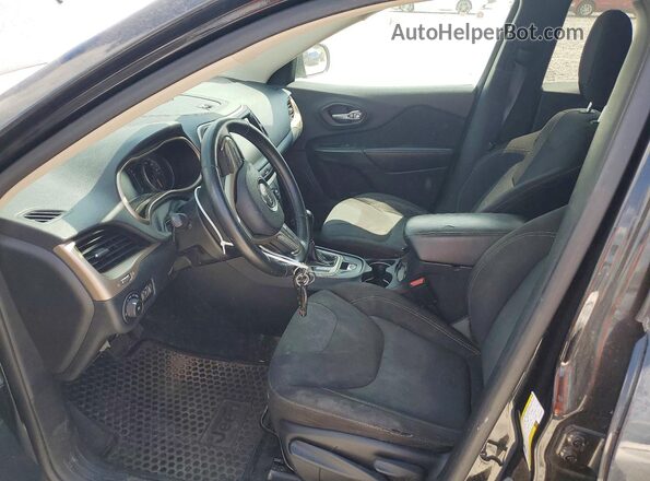 1C4PJMCB6GW188207 2016 JEEP CHEROKEE Black Սալոնի դիմացի տեսք