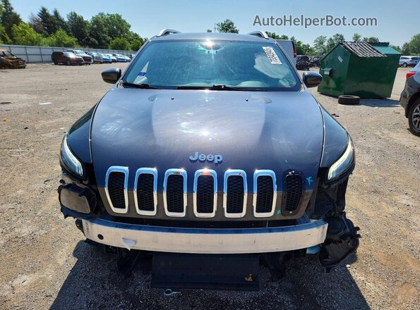 1C4PJMCB6GW241973 2016 JEEP CHEROKEE Gray Vista frontal
