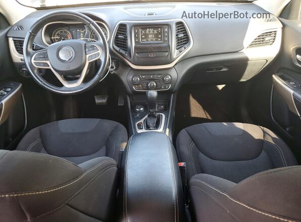 1C4PJMCB6HW595218 2017 JEEP CHEROKEE Черный Вид панели приборов
