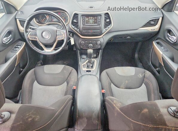 1C4PJMCB6JD515322 2018 JEEP CHEROKEE Gray Widok deski rozdzielczej