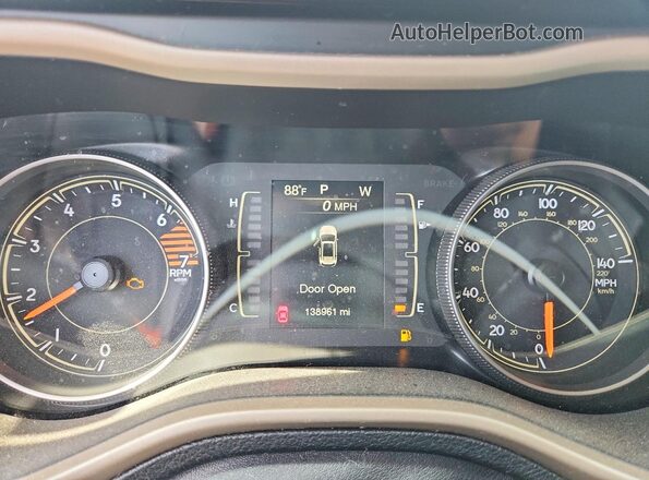 1C4PJMCB6JD575357 2018 JEEP CHEROKEE Black Вид щитка приладів